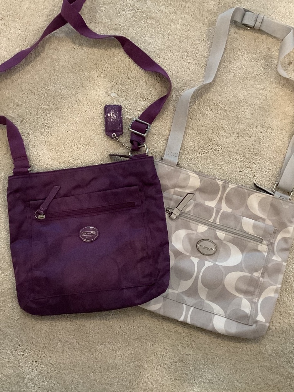 2x COACH Nylon Crossbody Bag